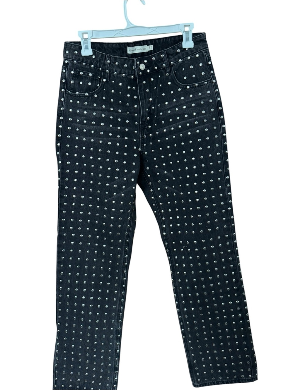 House of Harlow Black Studded Jeans